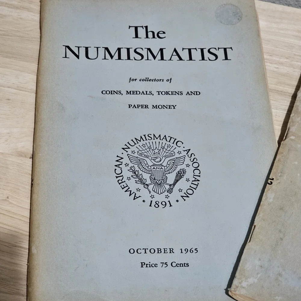 Vintage - The Numismatist October And December Editions 1965